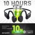 thumbnail image 3 of Auriculares de conducción ósea Zanpolin, 10 horas de reproducción, Bluetooth 5.3, 3 of 7