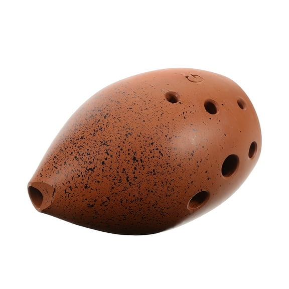 Chinese Xun Instrument Ceramic Ocarina Flute 8 Hole Ocarina Alto G Ceramic Ocarina Wind Music Instrument With Cleaning Cloth For Kids Adults Beginners