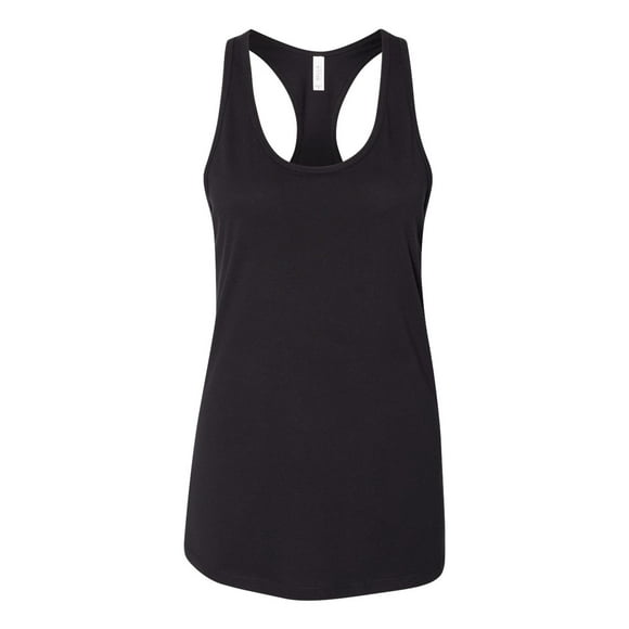 Bella Canvas 6008 Women`s Jersey Racerback Tank, M, Black