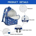 thumbnail image 4 of Tractor backpack, lightweight backpack with cartoon construction designs, ideal for students or travel, 4 of 6
