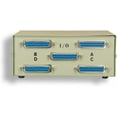 thumbnail image 2 of Kentek DB25 4 Way Manual Data Switch Box RS-232 Parallel Serial D-Sub 25 Pin Female I/O ABCD Port for PC MAC to Peripherals Devices Printer Modem, 2 of 2