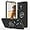 Black, variant on Case for Xiaomi 11T/11T Pro, Dual Layer Hard Military Phone Case with 360 Degree Ring Stand Silicone Bumper (Camera Protection) Magnetic Car Holder Protective Phone Cover Protector - Black