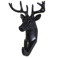thumbnail image 1 of Heavy Duty Deer Head Suspensión En para proteger De Resina Sombrero Bolsas Gancho Negro El 12x10x15cm BLESIY Gancho de resina, 1 of 7