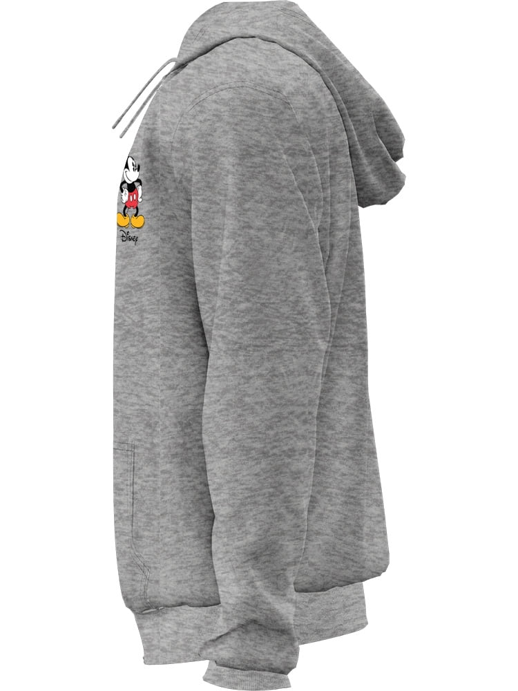 Disney Mickey Plus One Adult Unisex Zip Up Hooded Fleece