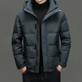 thumbnail image 1 of 2024 Ropa de alta gama para hombre Chaqueta de plumón de invierno con capucha Abrigo de plumón de pato blanco cálido grueso Ropa de pan simple corta Chaqueta informal, 1 of 4