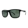 thumbnail image 2 of Polarized Gentlemens 90s Slick Sport Horn Rim Sunglasses Shiny Black Green, 2 of 4