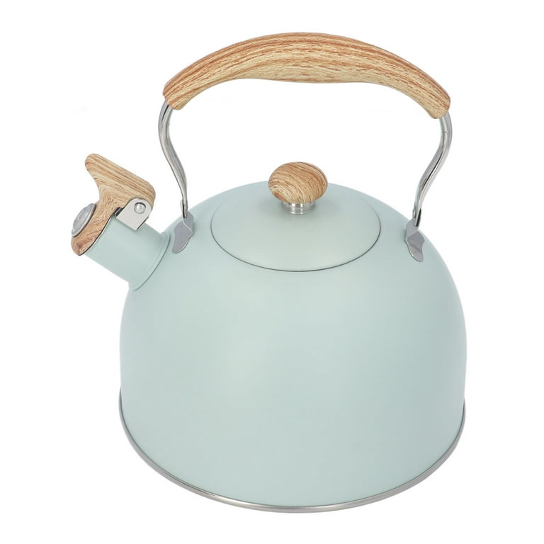 2.5 Liter Whistling Tea Kettle - Modern Stainless Steel Whistling