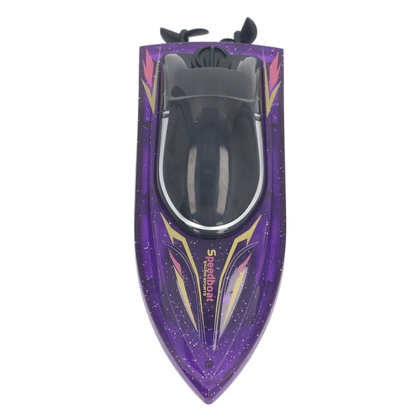 Barcos de Carreras de Control Remoto, Luces lideró a Deslumbrantes de Boat Rc de Alta Velocidad para la Piscina para Niños