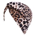thumbnail image 1 of Gorras de Quimioterapia Sunnimix de Algodón suave Estiramiento Pañuelo En la cabeza Sombrero Bandana Turbante leopardo, 1 of 8