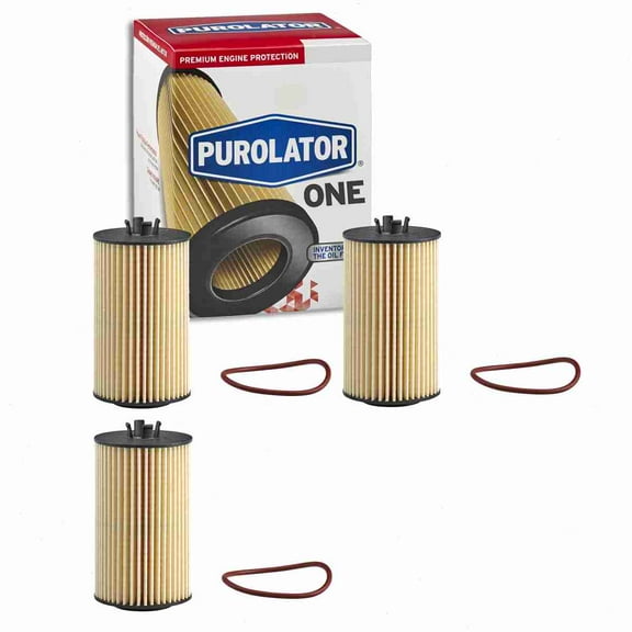 3 pc Purolator ONE PL15839 Engine Oil Filters for Oil Change Lubricant Filters Fits select: 2011-2015 CHEVROLET CRUZE, 2015-2021 CHEVROLET TRAX