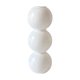 thumbnail image 3 of Jarrón de burbujas de vidrio, florero de vidrio, adorno para jardín, decoración de oficina, accesorios Blanco, 3 of 9