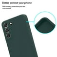 thumbnail image 5 of Samsung Galaxy S22 Case Silky Soft Touch, Liquid Silicone Protective Phone Case (Green), 5 of 6