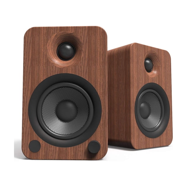 Altavoces amplificados Kanto YU4WALNUT Bluetooth 140W Peak Power
