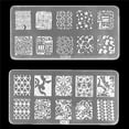 thumbnail image 5 of Nail Art Stamp Stencil Stamping Template Plate Set Tool Stamper Design Kit I4WA, 5 of 10