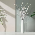 thumbnail image 2 of 4PCS Artificial Plum Blossom, Silk Wintersweet Branches Arrangements for Wedding Office Party Hotel Yard Home DIY Decoration(White). A, 2 of 5