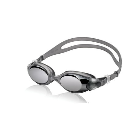 - Speedo FIT Hydrosity Mirrored Fitness Swim Goggle - One Size, Charcoal