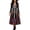 A154 Purple, variant on Yuncity Womens Halloween Dresses Long Sleeve V Neck Sugar Skeleton Floral Print A-Line Swing Midi Dress Spooky Cosplay Outdoors Holiday Party Wears Size L Beige