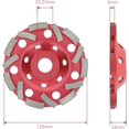 thumbnail image 2 of Extra Speed Concrete Diamond Abrasive Disc 125mm x 22.2mm Concrete Sanding Pad Tile and Masonry Adhesive, 2 of 5