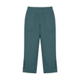 thumbnail image 4 of XAOFW Capri Pants For Women Casual Summer Straight Leg Pants With Pockets Loose Beach Trousers For Daily Wear Soft Bottom XXXXL, 4 of 4