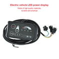 thumbnail image 2 of Pantalla LED Wosthever para bicicleta eléctrica Panel de instrumentos de Control de velocidad Reparación Bicicletas eléctricas 48V Tipo B, 2 of 6