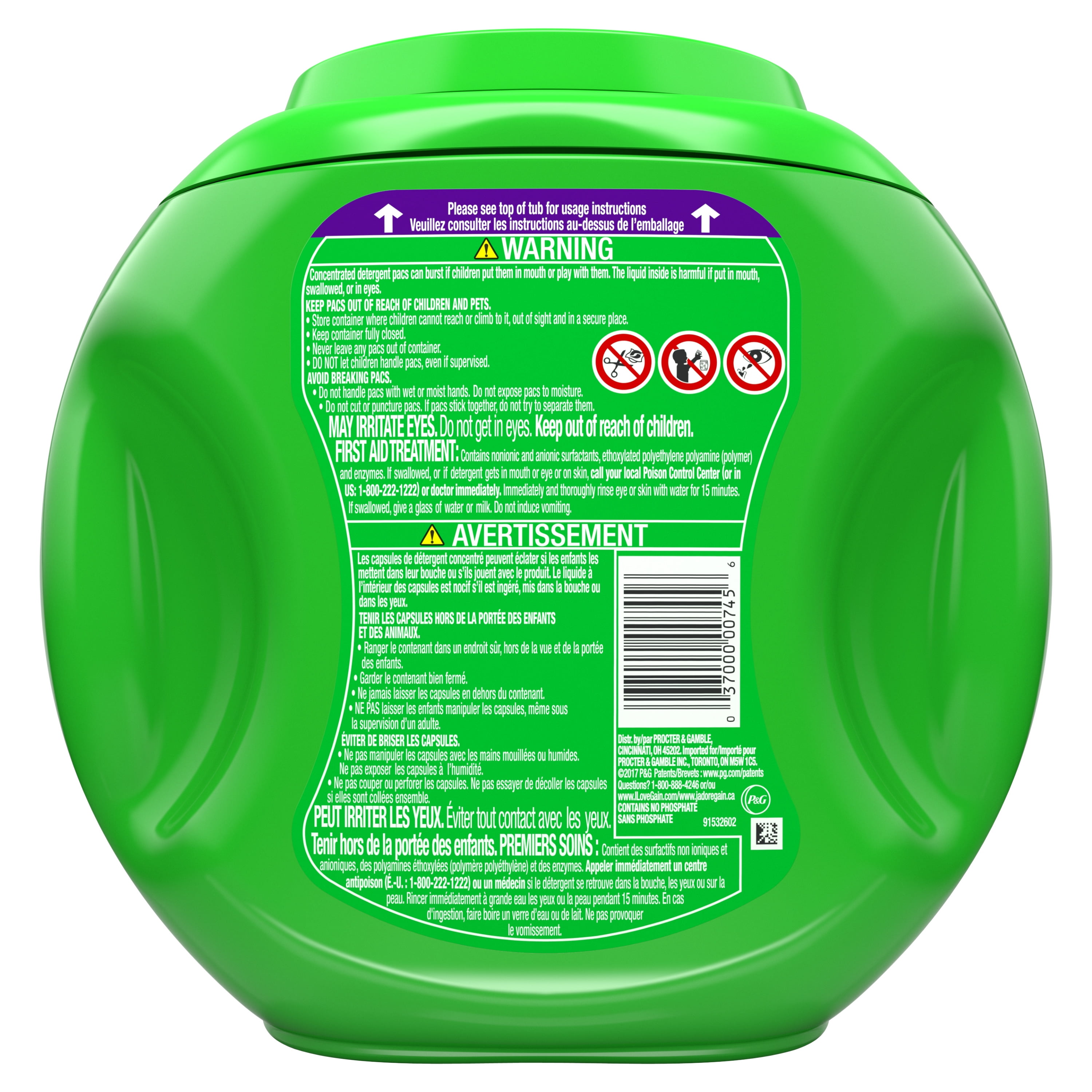 Gain flings! plus Aroma Boost Laundry Detergent Pacs, Moonlight Breeze, 57 Count