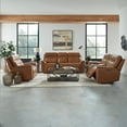 thumbnail image 3 of Liberty Furniture Cooper Cooper Sofa & Loveseat - Camel Leather, 3 of 3