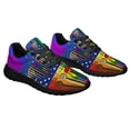 thumbnail image 6 of Together We Rise LGBT Shoes Sneakers for Women Men Black Size 4.5, 6 of 7