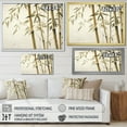 thumbnail image 4 of Designart "Serenity In Beige Minimalism With Bamboo II" Bamboo Canvas Wall Art, 4 of 7