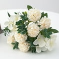 thumbnail image 2 of Bewildely Flores artificiales de bajo mantenimiento de 4 piezas para decoración del hogar ramo de boda buena textura Kits de decoración para fiestas Rosa, 2 of 6
