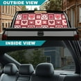 thumbnail image 5 of SEANATIVE Truck Back Window Decal Valentine's Day Vinyl Stickers Sun Block UV Protection Waterproof Auto Rear Window Graphic for Truck Pickup SUV, Heart-shaped Patchwork Pink Red, 5 of 7