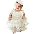 thumbnail image 1 of Lace Baby Girl Baptism Dress (18-24Month, Ivory), 1 of 1