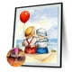 thumbnail image 2 of Kit de pintura de diamante de taladro redondo completo 5D DIY arte de pared de niño pequeño regalo artesanal FLhrweasw Nuevo, 2 of 9