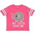 thumbnail image 3 of Inktastic My Yaya Loves Me Grandchild Boys or Girls Toddler T-Shirt, 3 of 5