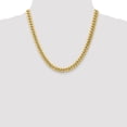 thumbnail image 2 of Leslie's Real 10kt Yellow Gold 7.3mm Semi-Solid Miami Cuban Chain; 20 inch; for Adults and Teens; for Women and Men, 2 of 5