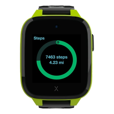 Xplora - Kids' XGO3 (GPS + Cellular) Smart Watch 42mm Calls, Messages, SOS, GPS Tracker, Camera, Step Counter, SIM Card - Green