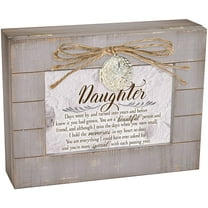 Daughter Days Turned Into Years Grey Distressed Locket Music Box Plays Edelweiss