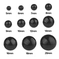 thumbnail image 2 of Ojos de seguridad para muñeca, globo ocular de plástico negro de 50/100 piezas, 5-20mm, accesorios para juguetes, Kit de manualidades, Ojos de animales, decoración de muñecas, 2 of 4