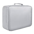 thumbnail image 2 of Graflsoa Fireproof & Water-Resistant Document Organizer with Reinforced Handle, Large Capacity for Cards, Passports, Files, and Valuables, Silver, No Lock, 2 of 7