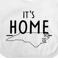thumbnail image 4 of Inktastic It's Home- State of North Carolina Outline Boys or Girls Baby Bib, 4 of 4