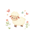 thumbnail image 4 of cartoon Sheep Stickers, Waterproof Sheep Sticker for Water Bottle Laptop Phone Cases Planner Skateboard Luggage Helmet Party Favor Decor, Ideal for Adults Teens Teacher Rewards, 4 of 8