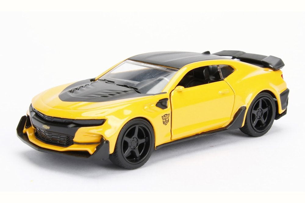 2016 TRANSFORMERS 5 Chevy Camaro Bumblebee, Yellow w/Black - Jada 98505 - 1/24 Scale Diecast