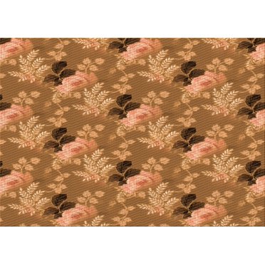 Ahgly Company Machine Washable Indoor Rectangle Transitional Orange Area Rugs, 8' x 10'