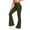 Yoga Pants - A01 Army Green, variant on Women's High Waisted Flare Yoga Pants Stylish Bell Bottom Leggings for Workout Dance Casual Daily Wear Soft Stretch Wide Leg Bottoms