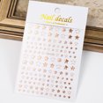 thumbnail image 5 of Pegatina 3D para decoración de uñas, estrella blanca y negra, pegatinas autoadhesivas de pentagrama Y2K, brillos brillantes láser, adornos de manicura Starlight, deslizador, 5 of 5