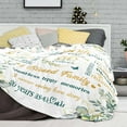 thumbnail image 4 of XZYG 20st Birthday Decorations for Her Blanket Flannel Soft and Comfortable Anti static Bed Sofa Blanket(30*40inch), 4 of 6