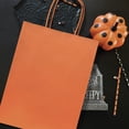thumbnail image 5 of NexMint 24 Pack Halloween Pumpkin Orange Kraft Paper Gift Bags with Handle 10.5x8 Inch, 5 of 8