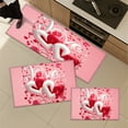 thumbnail image 3 of YIMEIS Romance on Valentine's Day Kitchen Mat Rug Set - 3 Pcs Perfect for Kitchen Counter, 16''*24''/20''*32''/47''*18'', Functional for Decoration, 3 of 10