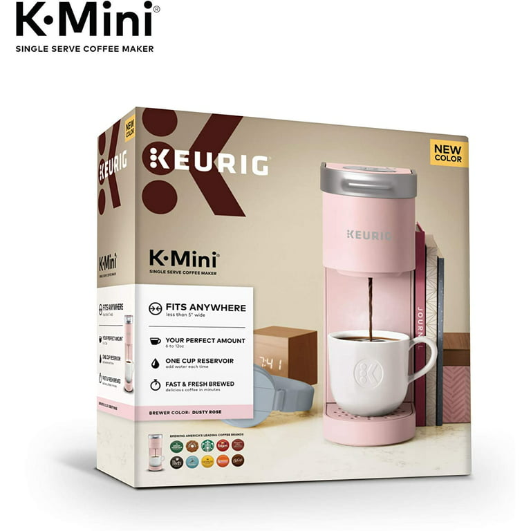  Keurig K-Mini Single Serve K-Cup Pod Coffee Maker, Poppy Red:  Home & Kitchen