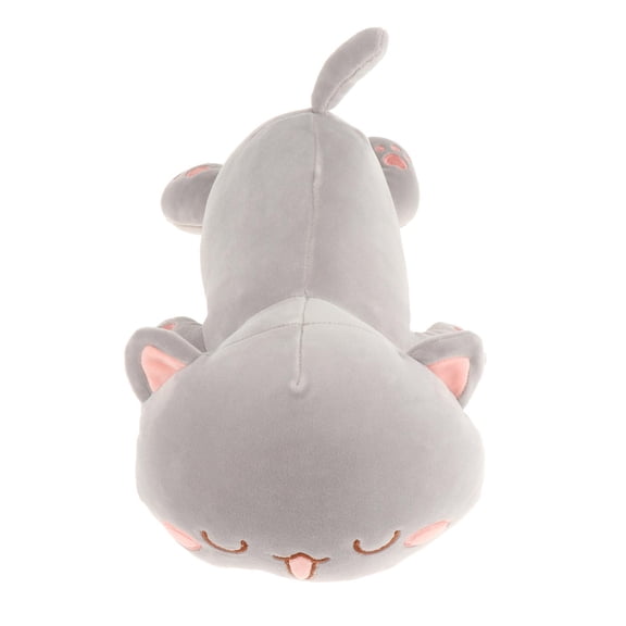 Axioma 30cm Kawaii Lying Cat Plush Toys Stuffed Cute Cat Doll Lovely Animal Pillow Soft Grey Cat 1