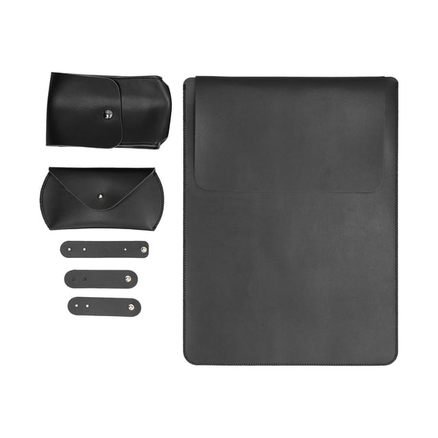 Funda para portátil NikouMX de 13,3 pulgadas de Microfibra duradera impermeable a prueba de arañazos color negro